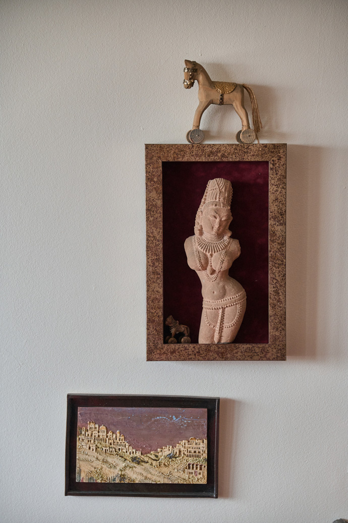 Indická tanečnice, kterou si tatínek s maminkou Martiny přivezli z Indie.