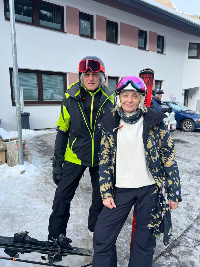 Veronika Žilková tráví čas na horách se scenáristou Ivanem Hubačem.