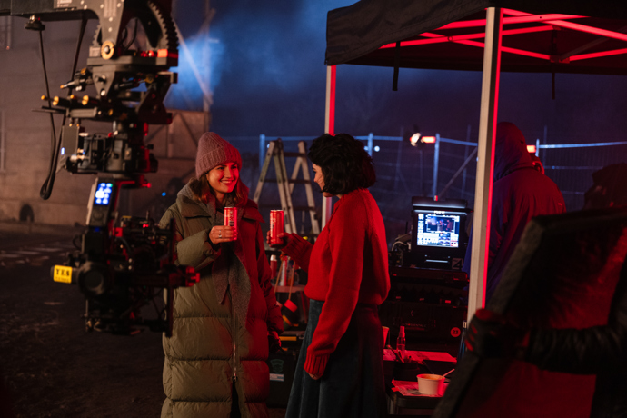 Antonie Formanová natáčela spot pro Českého lva.