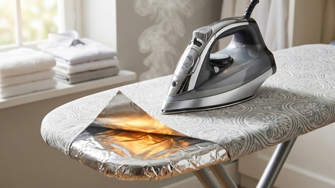 Žehlení s alobalem? Trik, který vyžehlí prádlo za polovinu času