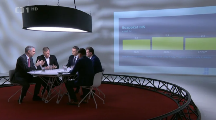Nová debata České televize.
