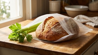 Sbohem gumovému chlebu: Dejte do sáčku jeden řapík celeru a pečivo bude i po dnech jako z pekárny