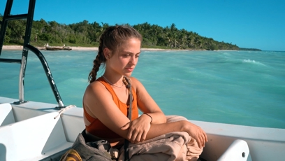 FOTO: Johana Nováčková odplouvá na misi.