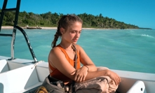 Johana Nováčková odplouvá na misi.