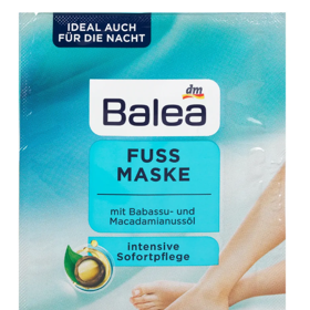 Maska na nohy s makadamovým olejem, Balea, 19, 90 Kč