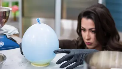 FOTO: Eliška Hlaváčová se soustředila na práci.