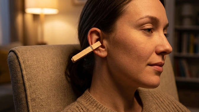 Proč si lidé večer připínají na uši kolíčky na prádlo? Stimulace reflexních bodů ukončí vaše letité potíže