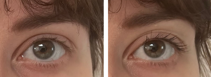 Řasenka je krásně sytě černá a výrazná už při první vrstvě a řasy krásně prodlouží a zahustí.