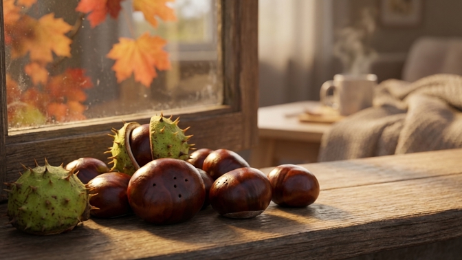 Kaštany na okna? Trik proti pavoukům vás zbaví nezvaných hostů