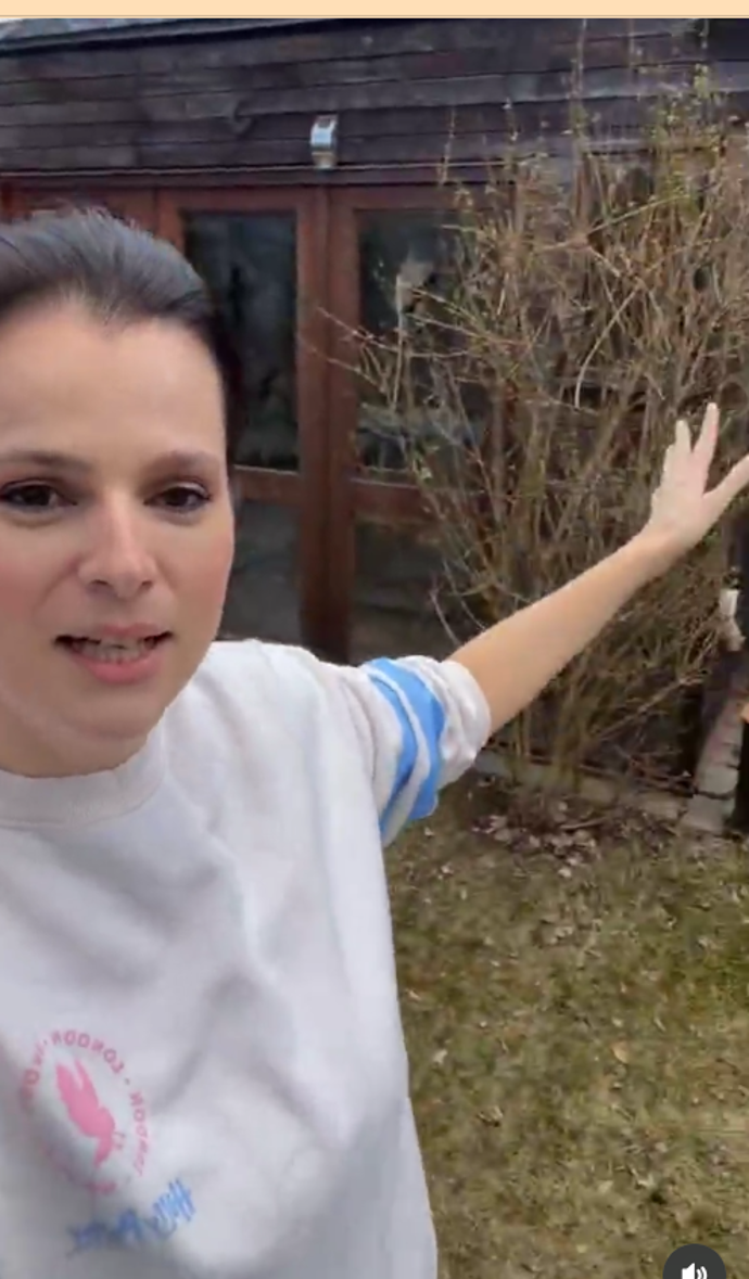 Ornella Koktová zákoutí zahrady.