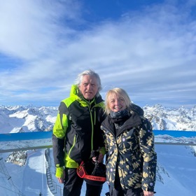 Veronika Žilková ráda tráví čas na horách se scenáristou Ivanem Hubačem.