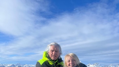 FOTO: Veronika Žilková tráví čas na horách se scenáristou Ivanem Hubačem.