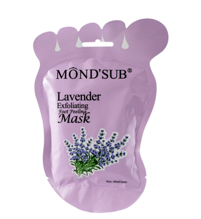 Exfoliační maska na nohy levandulová, MONDSUB, 49, 90 Kč