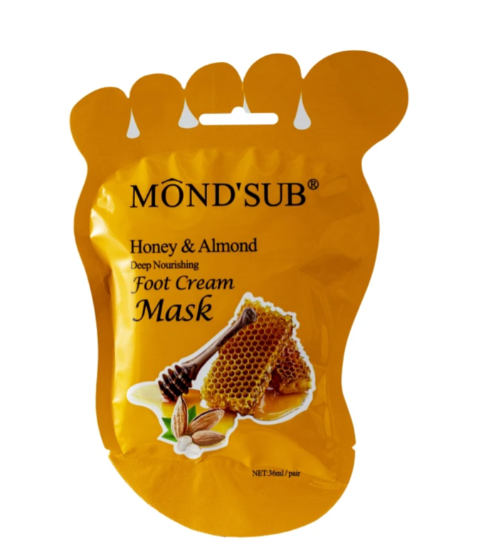 Vyživující maska na nohy mandle & med, MONDSUB, 49, 90 Kč