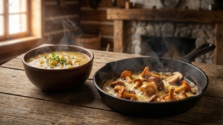 Už nikdy nedávejte houby do bramboračky přímo do hrnce: Trik od starého horala jí dodá barvu i hloubku jako z krkonošské chalupy