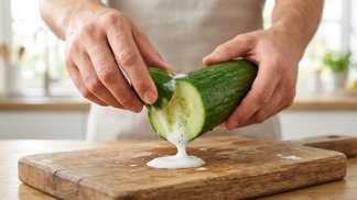 Proč se na okurce tvoří bílá pěna? Tento zapomenutý trik babiček z ní okamžitě vytáhne veškerou hořkost