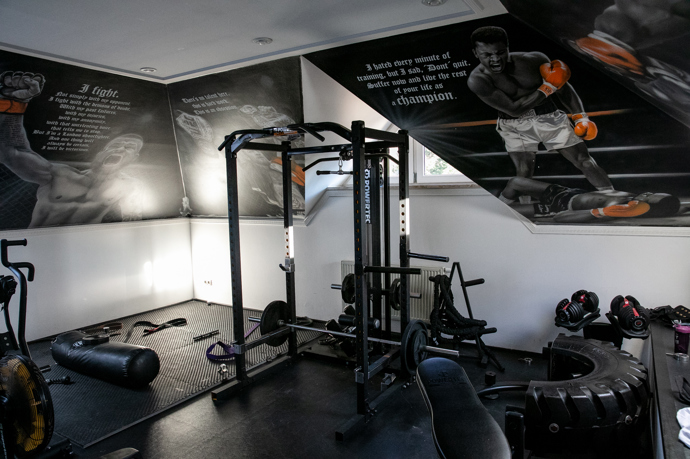 Do budoucna zde plánuje zařídit pokojíček mladšímu synovi Arnoldovi.