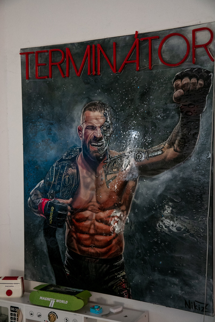 Karlos Vémola jako Terminátor.