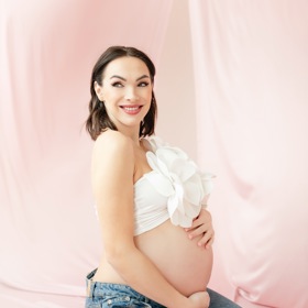 Před porodem se Kamila nechala zvěčnit na krásných fotografiích. 