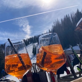 Užívali si chvíle s Aperolem.