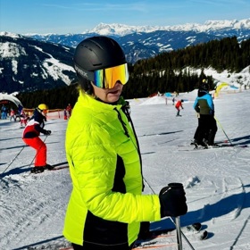 Eva Pavlová v Alpách.