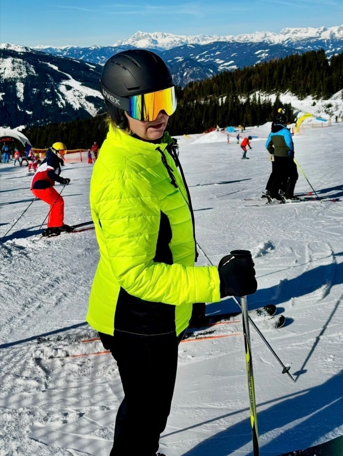 Eva Pavlová v Alpách.