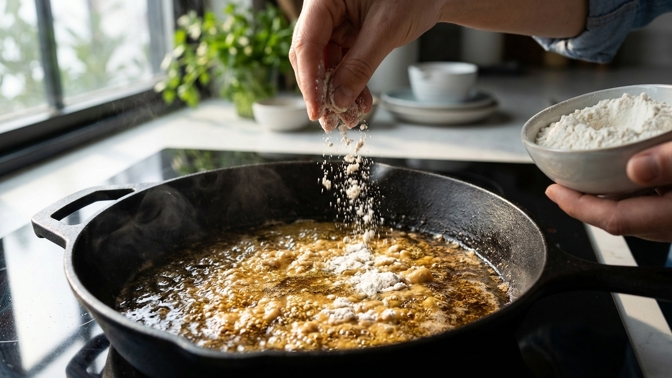 Saponát nechte v polici a sáhněte raději po mouce: Tento trik s mastnou pánví vám zachrání nervy