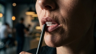 Vyměnili jste bílé zuby za hluboké vrásky? Nenápadný zvyk s brčkem vám do tváře vepíše deset let navíc