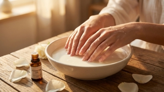 Sbohem drahá manikúra: Tato pětiminutová lázeň z mléka mi po padesátce nečekaně vrátila ruce mladice