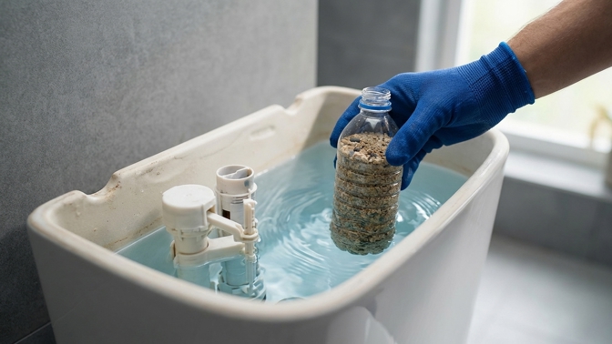 Jak ušetřit 10 000 litrů vody? Zkuste trik s lahví v nádržce WC