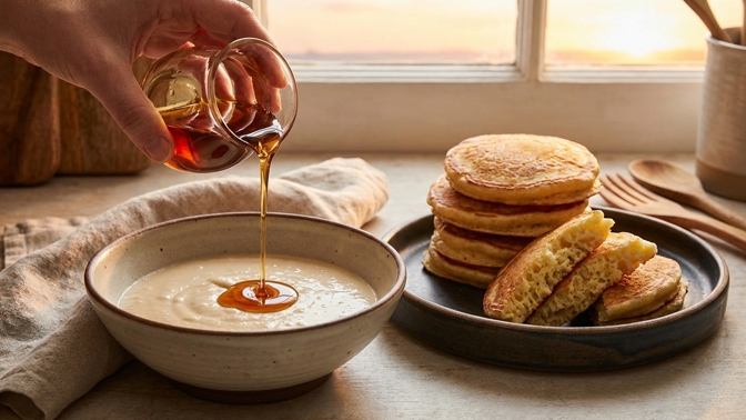 Nadýchané lívance bez přebytečného tuku: Stačí lžíce rumu či lihu