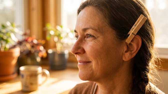 Tlakové body na uchu: Proč pomáhá ranní stimulace kolíčkem?