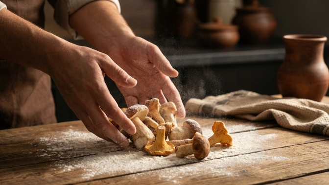 Neperte houby ve vodě! Trik s moukou zajistí pevnost a skvělou chuť