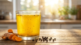 Vstřebatelnost tohoto žlutého koření vyskočí díky pepři o 2000 procent: Tato ranní vzpruha vyčistí vaše játra a nabije vás energií i bez kapky kofeinu