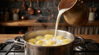 Vlijte do vody k bramborám hrnek mléka: Geniální trik babiček vrátí chuť i barvu i vyšeptalým zásobám ze spíže