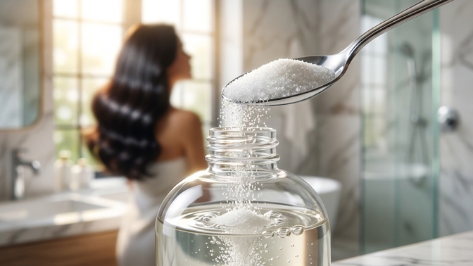 Cukr v šamponu jako domácí peeling: Jak na zdravou pokožku hlavy?