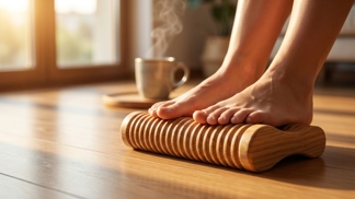 Vytáhněte ráno z linky dřevěný váleček na těsto: Tento 2minutový rituál na ploskách nohou probudí vaše vnitřní orgány lépe než káva