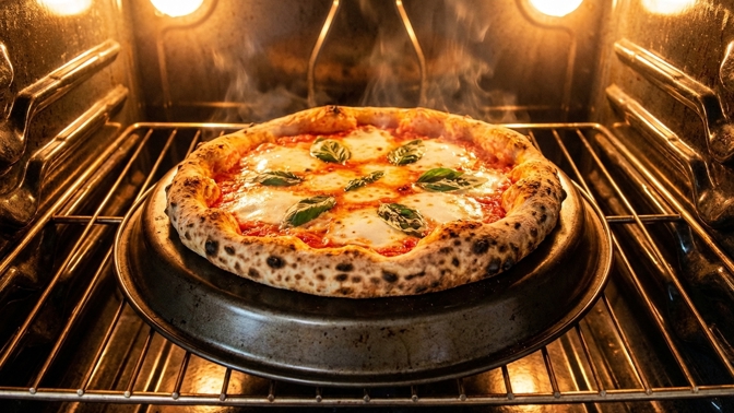 Nejkřupavější domácí pizza: Trik s plechem, který nahradí pečicí kámen