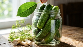 Sbohem blátivým okurkám: Stačí jeden list z višně a budou neuvěřitelně křupavé i po dvou letech