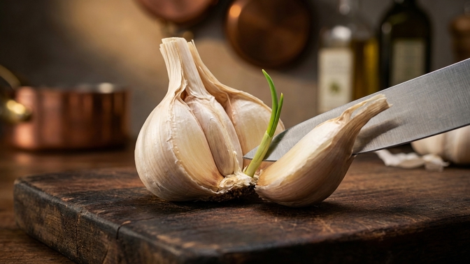 Pozor na střed v česneku: Když ho vyndáte, vyhnete se mnoha problémům