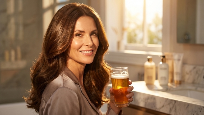 Vyhodila jsem drahé kondicionéry a sáhla po pivu: Po padesátce mi tento trik vrátil husté vlasy