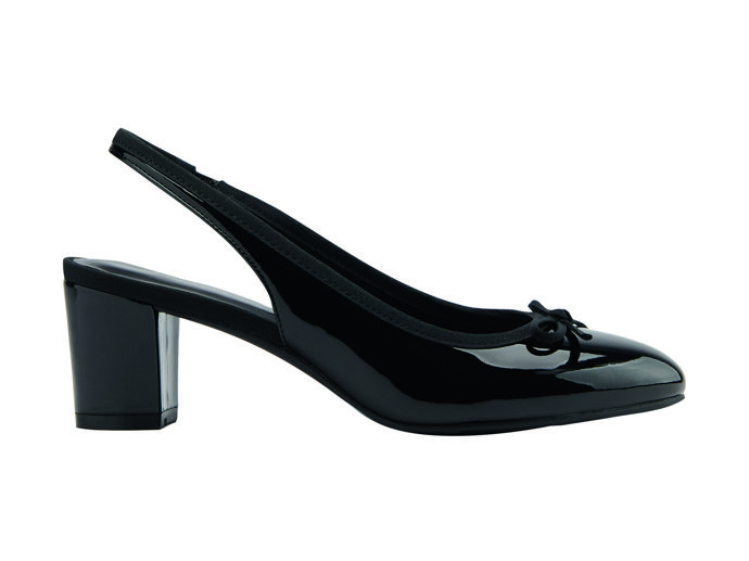 Černé slingback lodičky, Deichmann, 699 Kč