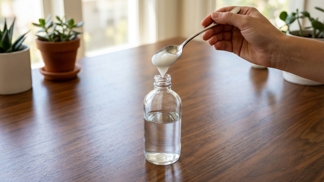 Přidejte lžičku kondicionéru do vody na prach: Nábytek se bude lesknout jako nový a prach na něj nesedne celé dva týdny