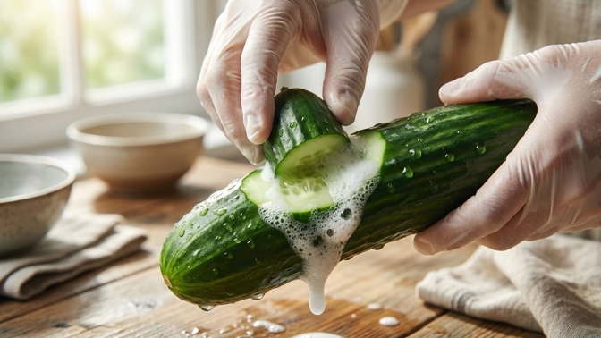 Jak odstranit hořkost z okurek? Vyzkoušejte trik s bílou pěnou