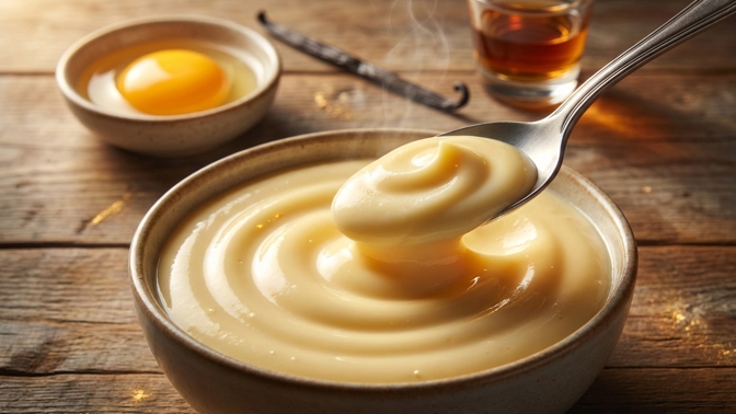 Domácí pudink bez škraloupu: Recept na hedvábný krém s rumem