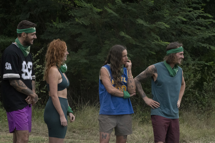 Trabo, Tereza, Alžběta a Jiří v Survivoru 2026.