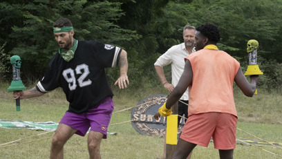 FOTO: Trabo a Iki během souboje o odměnu.