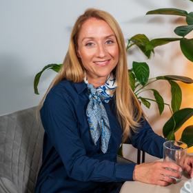 Moderátorka Tereza Tobiášová navštívila talkshow Na kafeečko. 