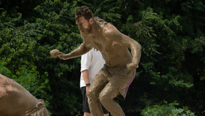 FOTO: Michal Trabalík alias Trabo během souboje.