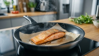 Sbohem zápachu z ryb v celém bytě: Geniální trik s kouskem papíru na pánvi zajistí výsledek jako od šéfkuchaře